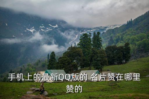 手机上的最新QQ版的 名片赞在哪里赞的