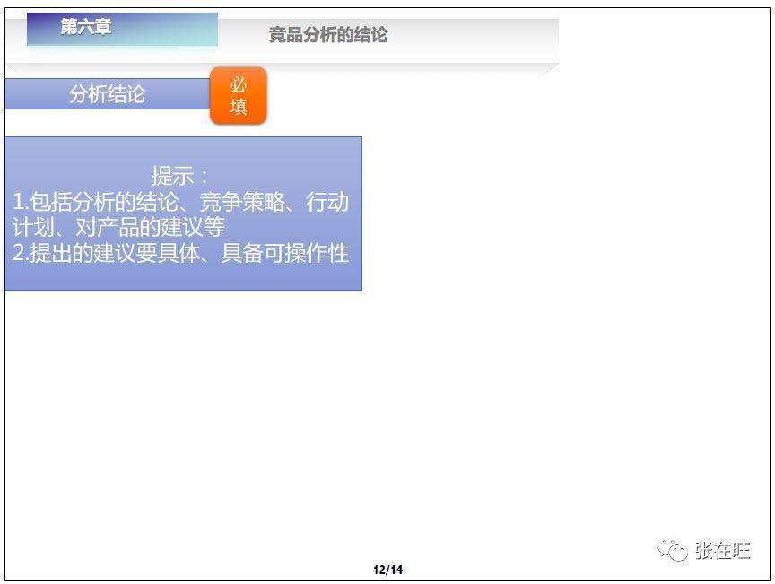 竞品分析怎么写