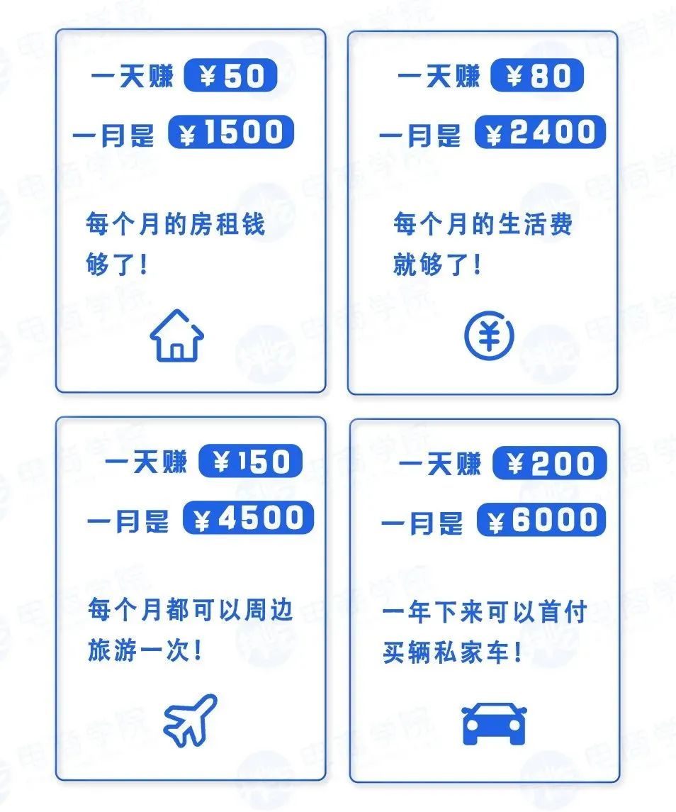 努力赚钱