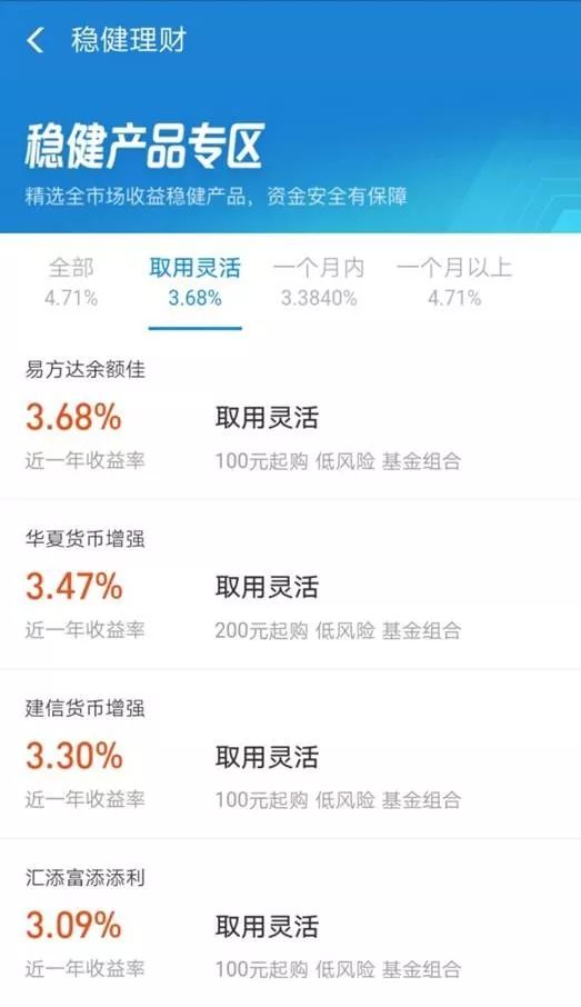 余额宝一万元一天收益多少