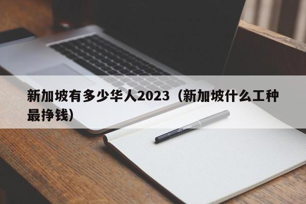 新加坡什么工作最挣钱