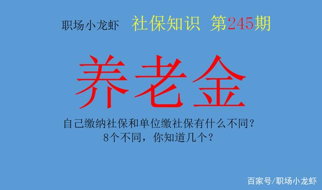 灵活就业社保和职工社保的区别