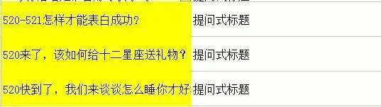 软文标题