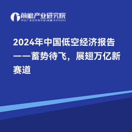 2024年中国低空经济报告——蓄势待飞，展翅万亿新赛道
