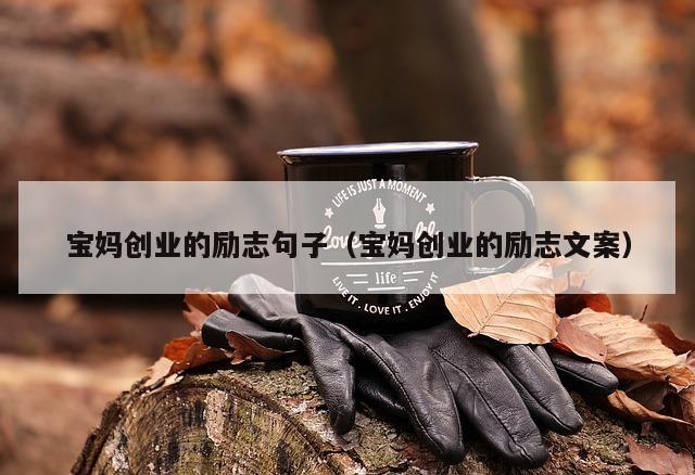 宝妈励志创业语录