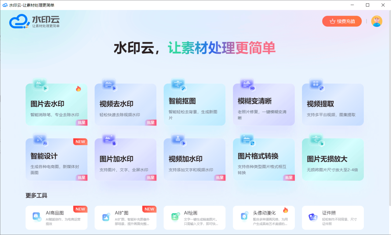不收费的去水印软件