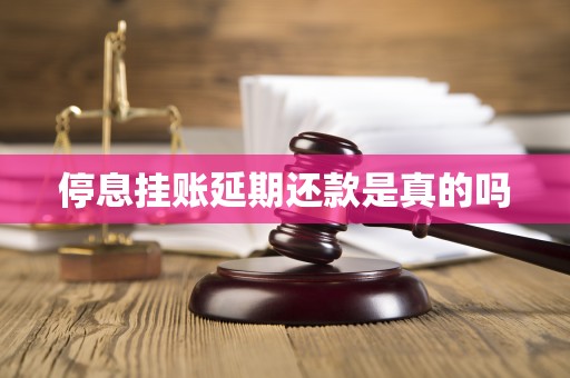 停息挂账延期还款是真的吗