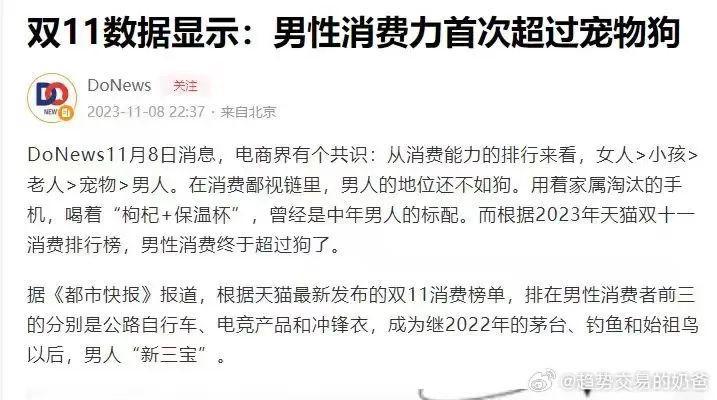 男性消费力