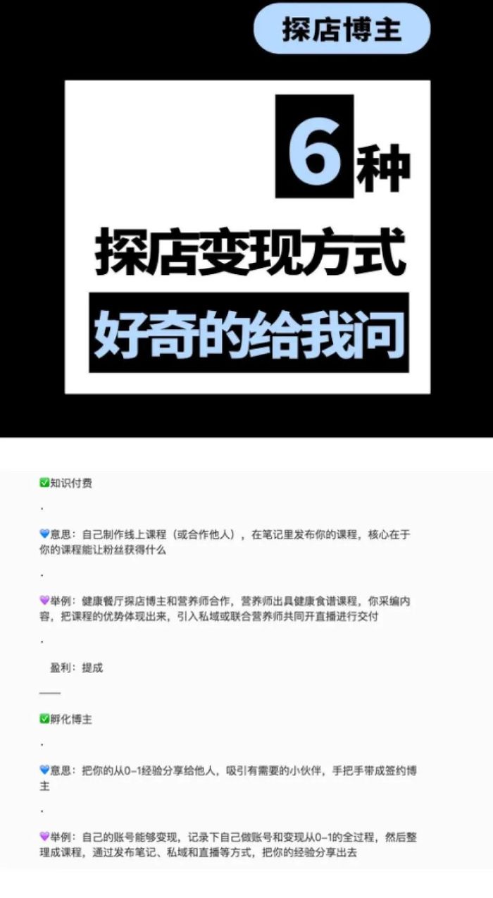探店文案例子