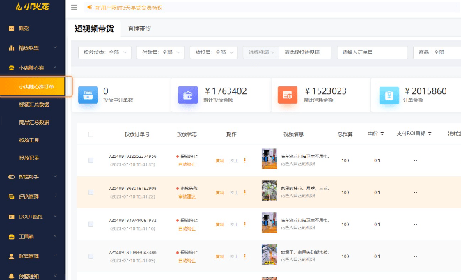 小店随心推怎么投放