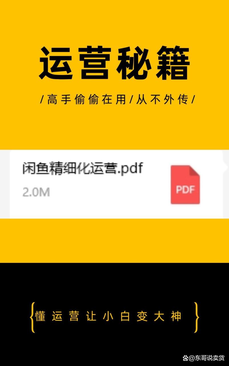 闲鱼电商玩法