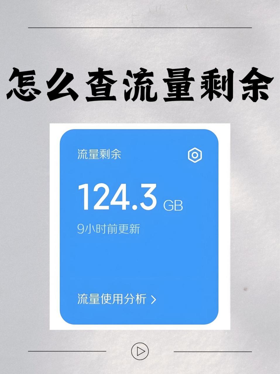 怎样证明没流量了