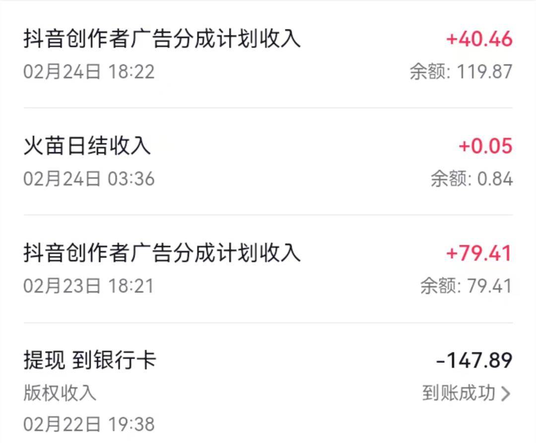 10万播放量视频收益