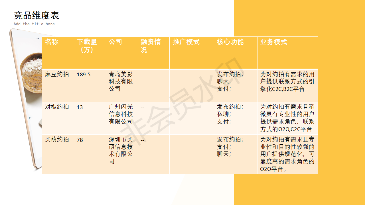 摄影约拍