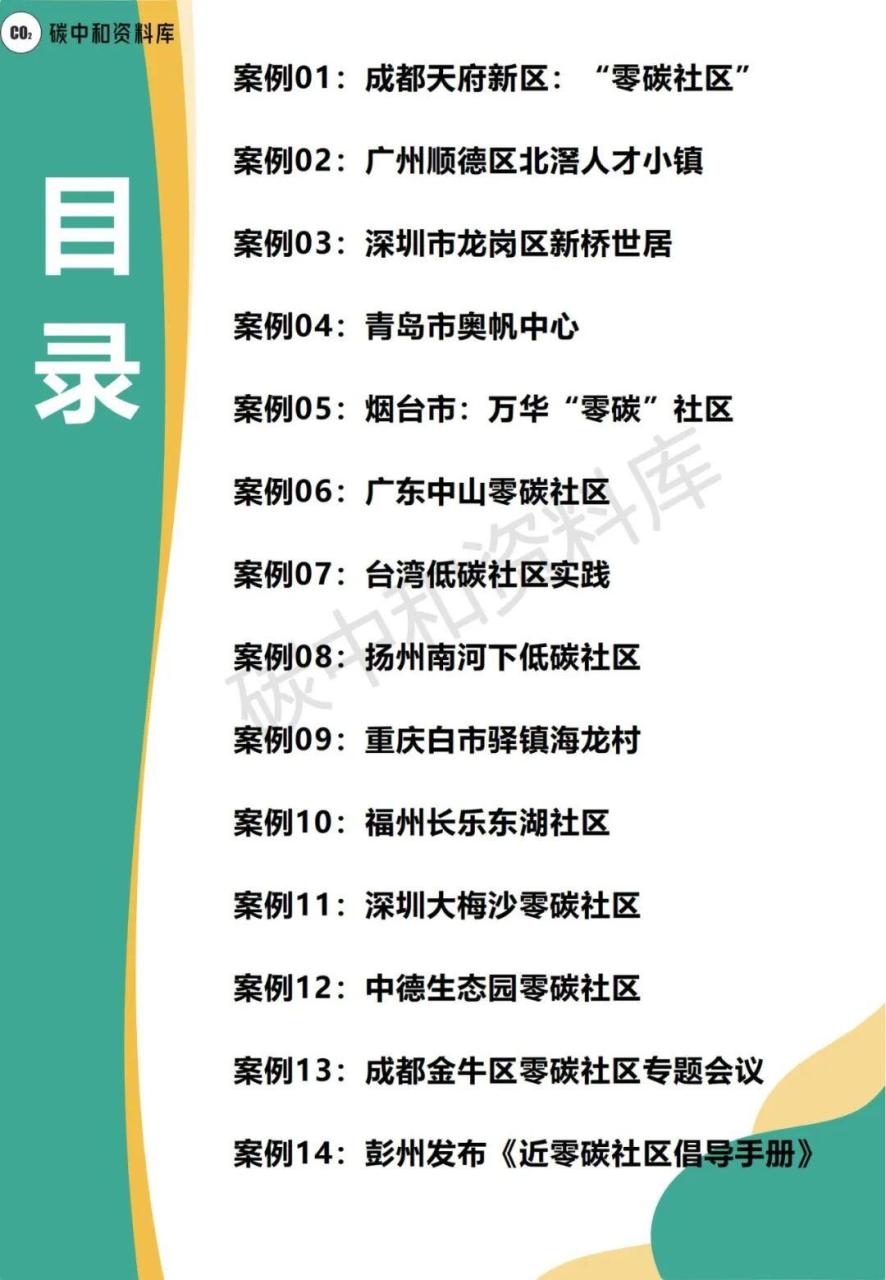 零能耗社区