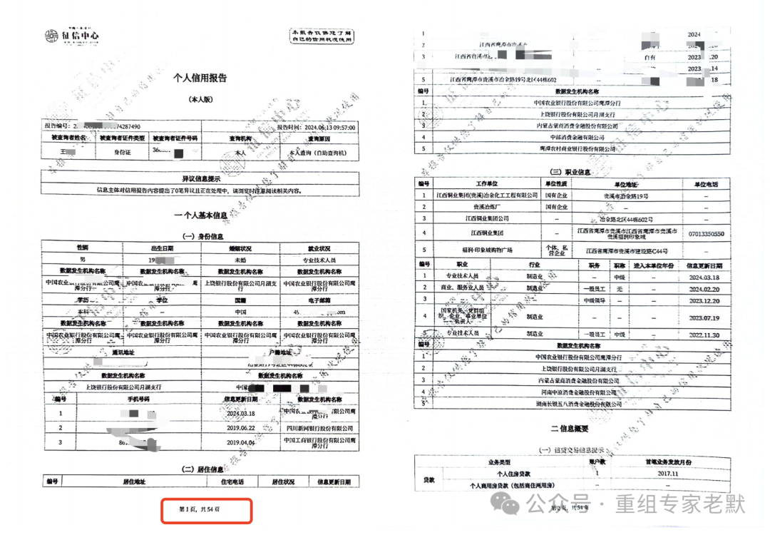 征信看网贷信息